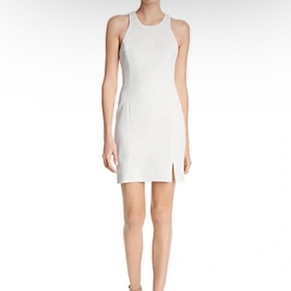 Amanda Uprichard White “Colada” Sleeveless Sheath Dress Medium New With Tags! - Picture 1 of 8